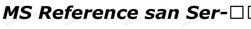 MS Reference san Ser字体转换